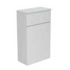 Newland 500mm WC Unit & Worktop - Pearl Grey