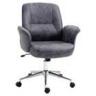 Vinsetto Swivel Computer Office Chair - Charcoal Grey