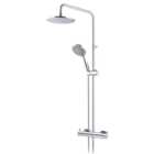 Hadleigh Wall Mounted Dual Outlet Shower Mixer - Chrome