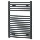 Towelrads Pisa Basalt Grey Towel Radiator - 800 x 500mm