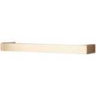 Towelrads Elcot Brushed Brass Dry Electric Towel Bar - 450mm