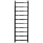 Towelrads Diva Brushed Black Chrome Dry Electric Non Thermostatic Towel Radiator - 1500 x 500mm