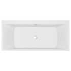 Wickes Elite Reinforced Double Ended Slim Edge Bath - 1700 x 700mm