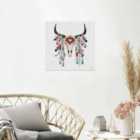 The Art Group Summer Thornton (Tribal Skull) 40x40cm Wall Art