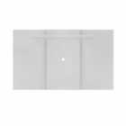 Lido Extendable Fixed TV Wall Panel Gloss White