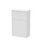Hudson Reed Juno 550mm WC Unit - White Ash