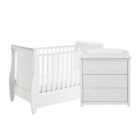 Babymore Stella 2 Piece Room Set - White