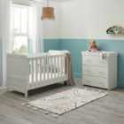 Babymore Caro 2 Piece Room Set - White Wash