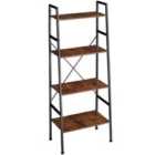 Tectake Liverpool Ladder Shelf w/ 4 Shelves Bookcase