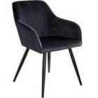 Tectake Marilyn Chair w/ Armrests - Black