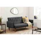 Birlea Hudson Sofa Bed Charcoal