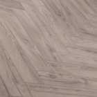 Wickes Plumley Taupe Oak Herringbone 8mm Laminate Flooring - 0.87m2