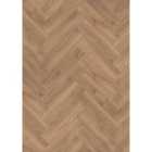 Wickes Olney Light Oak Herringbone 8mm Laminate Flooring - 0.87m2