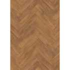 Wickes Harlington Medium Oak Herringbone 8mm Laminate Flooring - 0.87m2