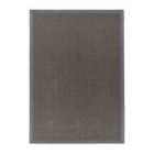 Origins Sisal Rug Dark Grey with Grey Border 160x230