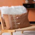 Furn. Pritta Polyester Filled Cushion Cinnamon