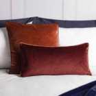 Paoletti Torto Rectangular Polyester Filled Cushion Marsala Red/Russet