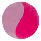 Heya Home Unity Round Ready Filled Cushion Lilac/Pink