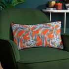 Wylder Tropics Ebon Wilds Nkiru Polyester Filled Cushion Cinnamon