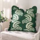 Paoletti Montrose Polyester Filled Cushion Bottle Green