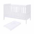 Tutti Bambini Rio Cot Bed With Cot Top Changer & Mattress - White