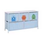 Liberty House Toys Kids Dinosaur 5 Drawer Storage Chest