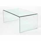 Angola Clear Glass Coffee Table