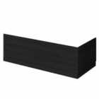 Hudson Reed Fusion 1700Mm Bath Front Panel & Plinth - Black Woodgrain