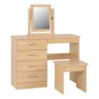 Seconique Nevada Dressing Table Set - Sonoma Oak Effect