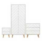 Seconique Dixie Trio Set - Dusty Grey/White