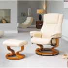 Artemis Home Calhoun Swivel Recliner - Cream