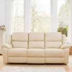 Artemis Home Brookhaven 3 Seat Electric Recliner Sofa - Cream