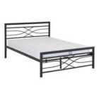 Seconique Kelly 4'6" Bed - Black