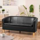 Artemis Home Ambrose 3 Seat Tub Sofa - Black