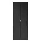 Ready Assembled Hirato 2 Door Wardrobe Black