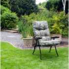 Glendale Tropical Grey Deluxe Recliner