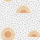 Holden Decor Sunbeam White & Orange Wallpaper - 10.05m x 53cm