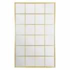Mirror Genestra Gold Modern Window Garden Wall Mirror 174 X 110cm