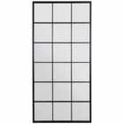 Mirroroutlet Genestra Black Garden Wall Mirror 174cm X 85cm