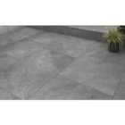 Swinsty Light Grey Matt Outdoor Porcelain Paving Tile - 600 x 900 x 20mm