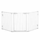 Pawhut 3-pannel Pet Safety Gate White