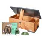 Green Feathers Hedgehog Feeding Station Camera Deluxe Bundle WiFi Connection