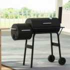 Living and Home Outdoor Smoker Barbecue Charcoal Portable BBQ Grill