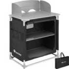 Tectake Camping Kitchen 76x53.5x107cm - Black