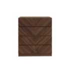 GFW Catania 4 Drawer Chest Royal Walnut