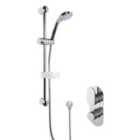 Nuie Concealed Round Thermostatic Twin Valve & Kit Chrome