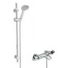 Nuie Thermostatic Bath Shower Mixer & Kit Chrome
