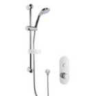 Nuie Concealed Round Thermostatic Push Button Valve & Kit Chrome