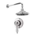 Nuie Concealed Manual Valve & Head Chrome