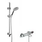 Nuie Thermostatic Bath Shower Mixer & Kit Chrome